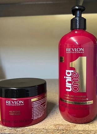 Кондиционирующий шампунь

або маска revlon professional uniq one ​​all in one