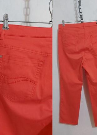 Ультрастрейчевые котоновые яркие брюки brax& peter hahn7 фото