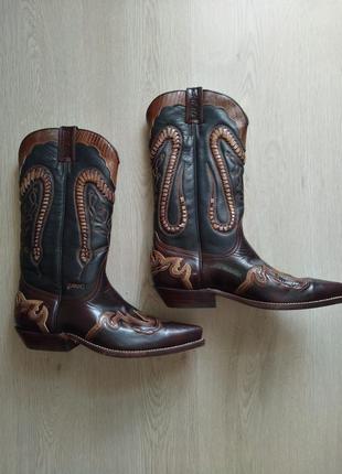 Ковбойські вінтажні чоботи від sancho boots1 фото