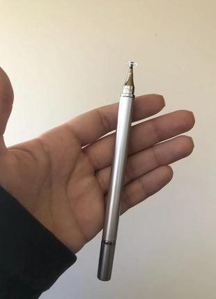 Ручка стилус/стілус для планшета, телефона срібна3 фото