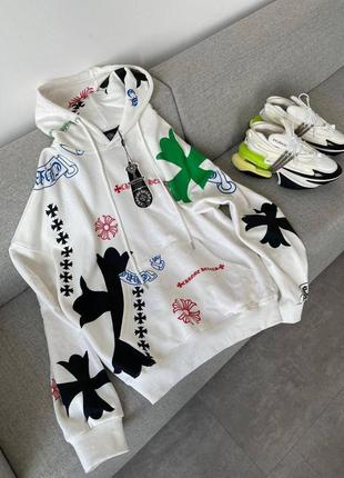 Худи в стиле chrome hearts🖤люкс 2