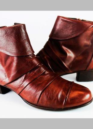 Итальянские супер мягкие кожаные ботиночки бренда everybody, демисезонные, р. 36-37