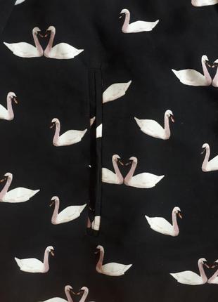 Стильный пиджак с лебедями3 фото