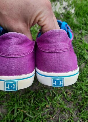 Тканевые кеды мокасины dc shoes р.39 по3 фото