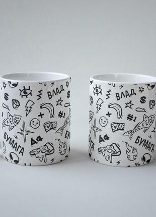 ● дитяча чашка - влад папір а4 ●