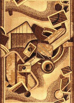 Килим karat gold 332/12 1.40x2.00 м прямокутний коричневий бежевий