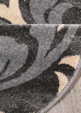 Ковер karat daffi 13012/190 0.80x1.50 м овальный серый гранит3 фото