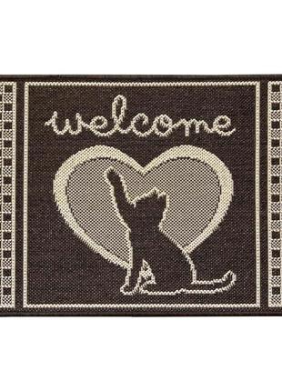 Коврик придверный karat flex 19149/91 50x80 см прямоугольный коричневый