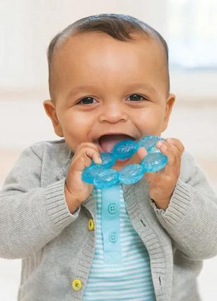 Infantino прорізувач для зубів з водою, блакитний, 206105i3 фото