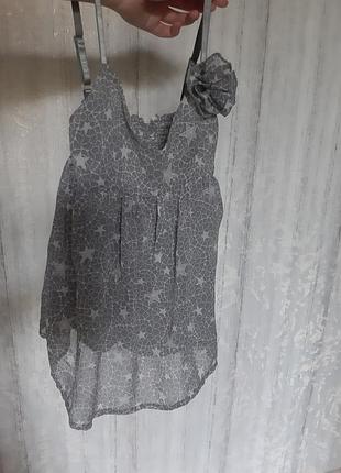 Нарядная майка на девочку 10 лет.