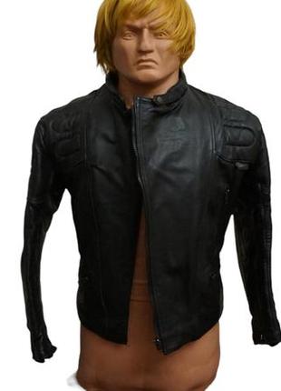 Кожаная мотокуртка hein gericke, оригинал, хл