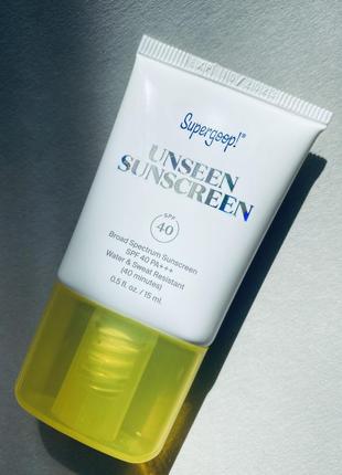 Supergoop! unseen sunscreen spf 40 сонцезахист для обличчя