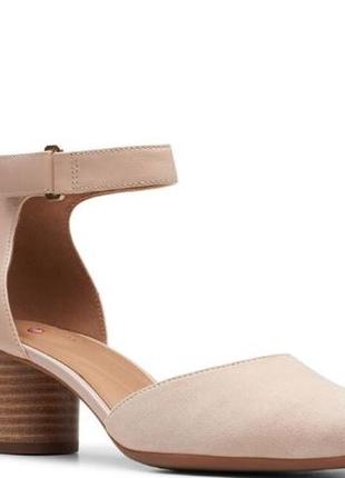 Р.37 clarks жіночі шкіряні босоніжки оригінал