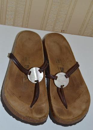 Шльопки шльопанці birkenstock betula оригінал кожа розміри 41 42, шлепки біркенстоки2 фото