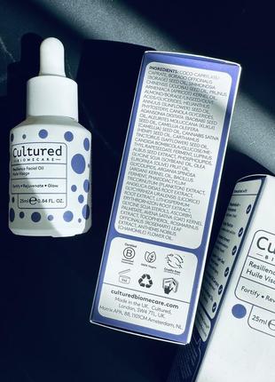 Cultured resilience facial oil масло для лица с пребиотиками3 фото