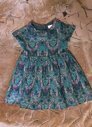 Платье с зайчиками от next