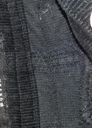 Чорна вельветова спідниця morgan зі шнурівкою4 фото