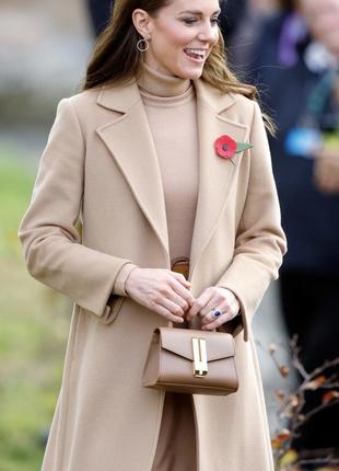 Сумка-кейт мідіклтон герцогині принцеси demellier the nano montreal бежева чорна коричнева