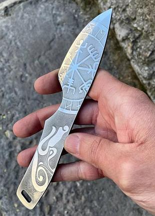 Нож бродяга gorillas bbq туристический “фулл танг” средний из нержавейки