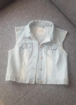 Джинсова жилетка, uk12