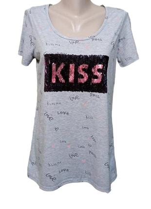 Ms mode, футболка з паєтками перевертнями.