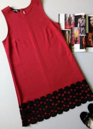 Розпродаж плотное трикотажное платье 0010