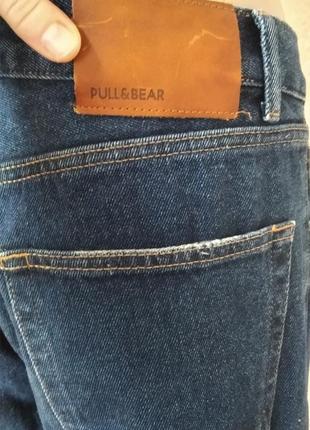 Pull&bear. красивые джинсы мом с вышивкой.4 фото