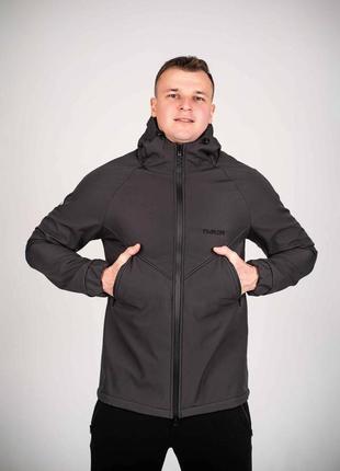 Куртка protection soft shell dark графіт custom wear