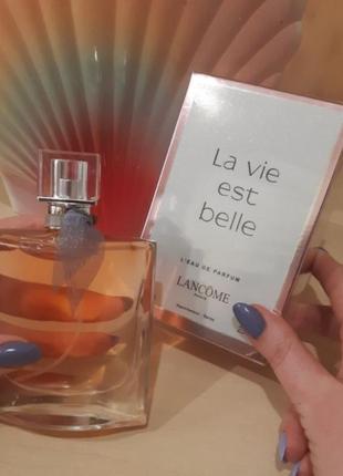 Парфюмированная вода lancome la vie est belle ла вы эст бель 75 мл