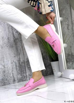 ❤️ шикарные кожаные туфли лоферы