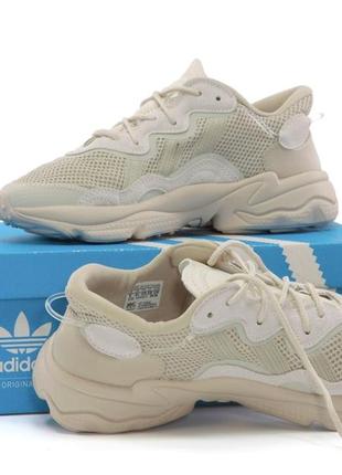 Женские кроссовки adidas ozweego beige 37-38-39-40-418 фото