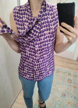 Шовкова блуза від max mara1 фото