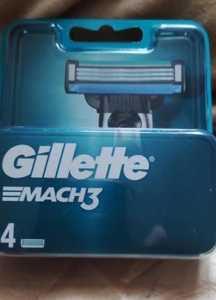 Gillette mach 3, касети для гоління, оригінал!!1 фото