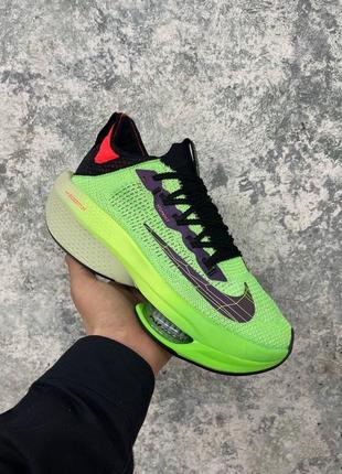Кроссовки nike air zoom alphafly green