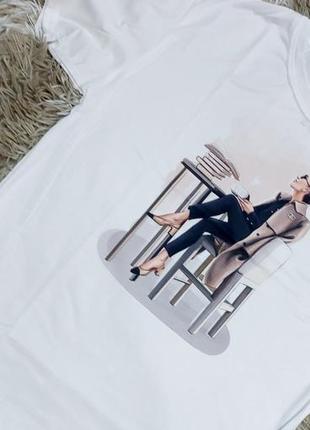 Молодіжна футболка з різними малюнками дівчат🥰🥰🥰