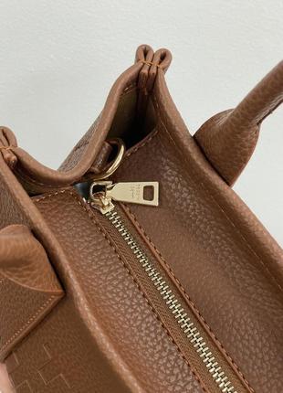 Сумка женская marc jacobs the tote bag mini brown4 фото