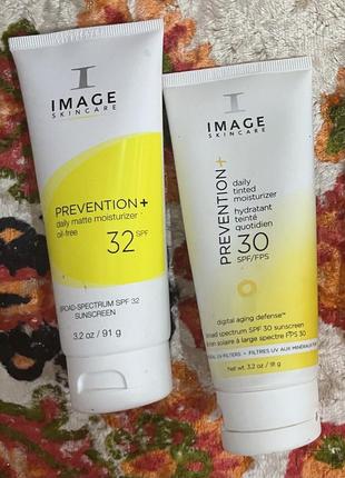 Тонирующий крем image spf32 и матирующий дневной крем image spf32