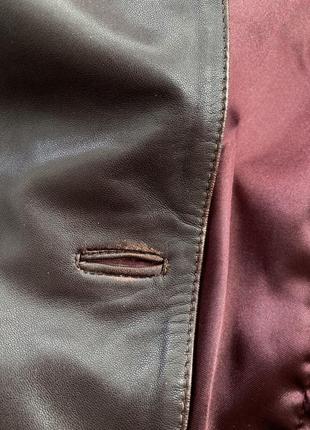 Натуральный кожаный пиджак жакет valeri 38/m6 фото