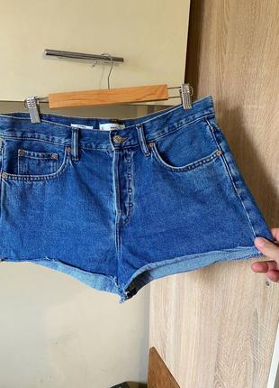 Шорти джинсові, шорти щільний джинс, шорти сині джинсові2 фото