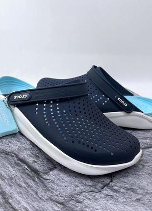 Чоловічі крокси crocs literide navy almost , original