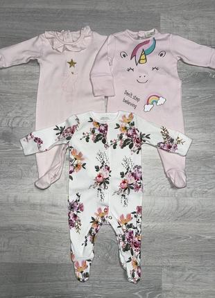 Чоловічки zara, next, matalan 0-3 міс