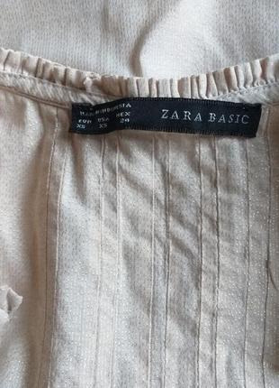Блуза zara ✅1+1=38 фото