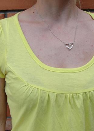 Футболка туніка розмір м жовта atmosphere3 фото