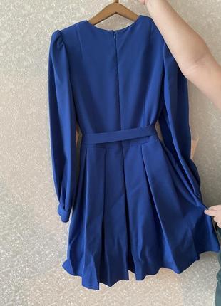 Платье синего цвета2 фото