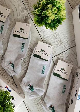 Носки мужские lacoste короткие