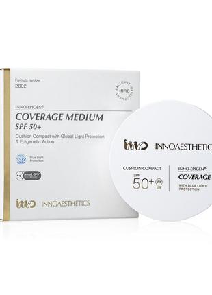 Innoaesthetics inno-epigen coverage medium uvp 50+ тональная основа-кушон