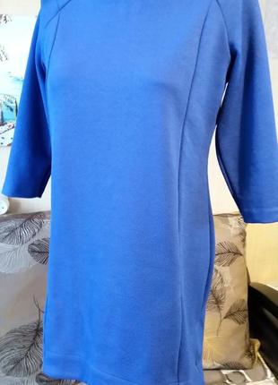 Сукня туніка королівського синього кольору1 фото
