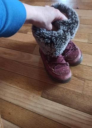 Зимові чоботи для дівчинки фірми liberto