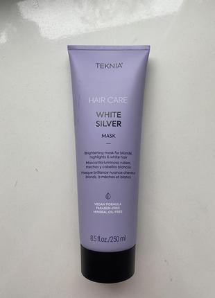 Lakme teknia white silver маска для блонду від жовтизни