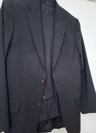 Якісний новий костюм pal zileri, оригінал, чорного кольору.1 фото